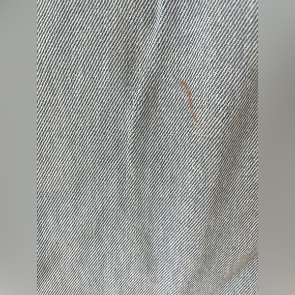 edikted PacSun light wash mid rise wide-leg jeans w/ pink bows; size M - Picture 7 of 7